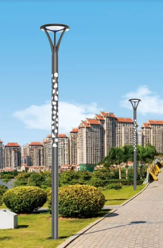 application of decorative landscape lighting pole application of decorative landscape lighting pole